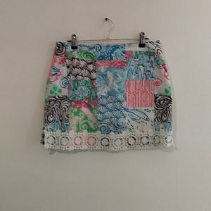 Lilly pulitzer size 00 skirt with shorts built in